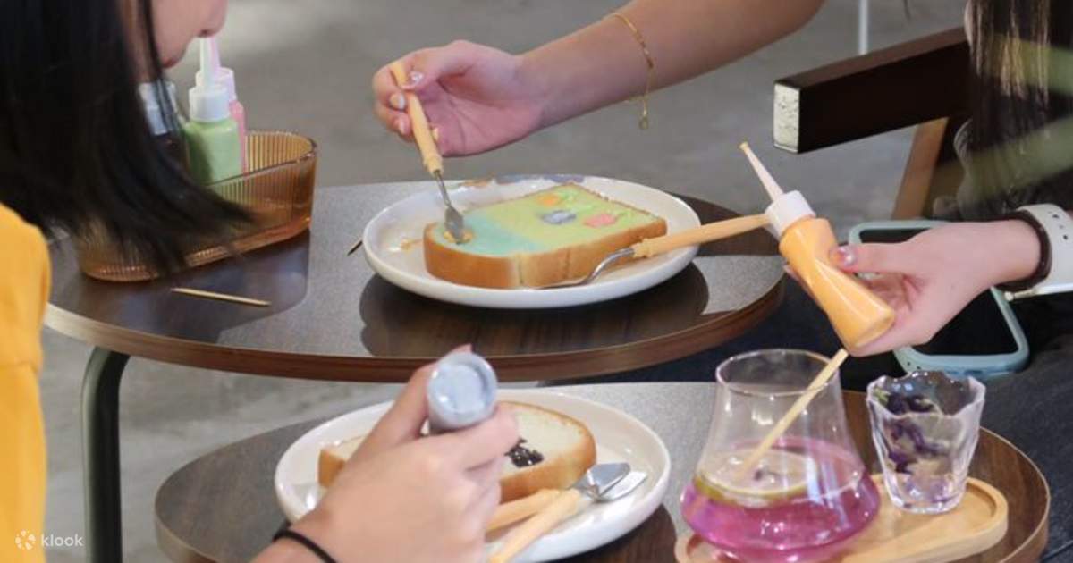 Edible Toast Art at Slow Day Cafe in Johor Bahru Klook Singapore